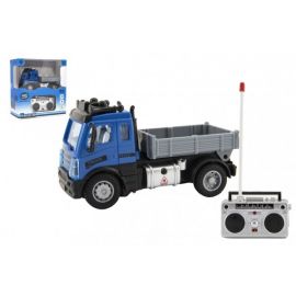 Auto RC nákladní s korbou plast 12cm 27MHz na dálk.ovl. na baterie se světlem v krab. 16x18x8cm