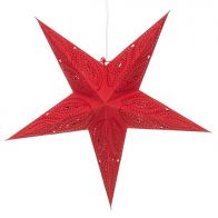 Papírová hvězda - Rosso