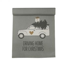 Stolní běhoun - Driving Home šedý