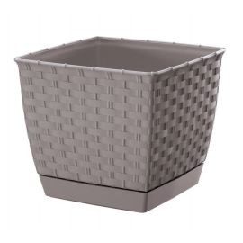 Květináč RATOLLA SQUARE 19cm mocca