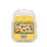 Village Candle Vosk - Fresh Lemon - Svěží citrón, 62g