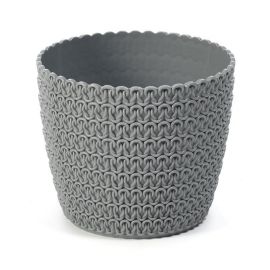 Obal květináče MAGNOLIA jersey ¤11cm šedá