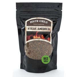 Mistr grilu Grilovací koření BEZ SOLI - Steak America, 100g