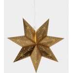 Papírová hvězda - 45cm - zlatá