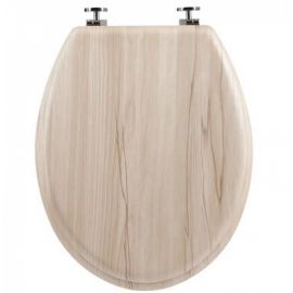 WC sedátko světlé dřevo
