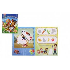 Sešit Samolepkování Paw Patrol/Tlapková patrola se samolepkami CZ verze 22x27cm
