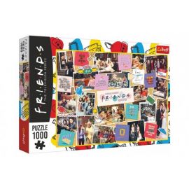 Puzzle Přátelé – nejlepší okamžiky 1000 dílků 68,3x48cm v krabici 40x27x6cm