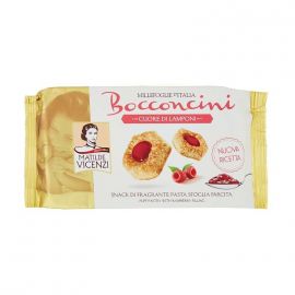 Matilde Vicenzi Bocconcini sušenky s malinovou náplní 100g