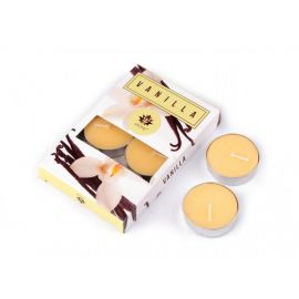 Vonná čajová svíčka 11 g x 6 ks - vanilla