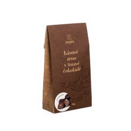 Kávové zrno v tmavé čokoládě 150 g (JANEK + COFFEESPOT)