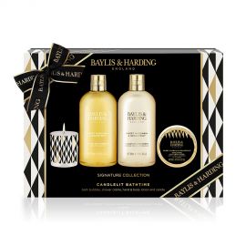 Baylis & Harding Sada se svíčkou a péčí o tělo 4ks - Mandarinka & grep