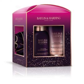 Baylis & Harding Malá dárková sada s péčí o tělo 3ks - Fík & granátové jablko