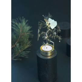 Vánoční kolotoč/zvonění - borovice - zlatá
