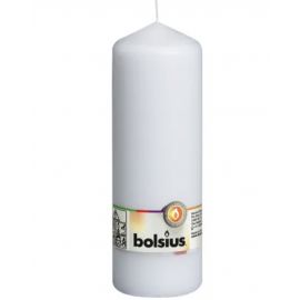 Válec svíčka Bolsius - bílá