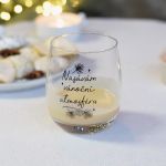 Vánoční sklenice na alkohol - Nasávám vánoční atmosféru