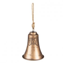 Závěsná dekorace - kovový zvoneček