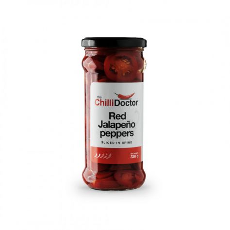 The ChilliDoctor s.r.o. Nakládané Red Jalapeño chilli papričky, krájené 330 g