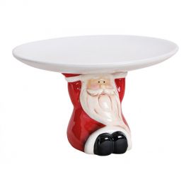 Vánoční stojan na dort/zákusky - santa