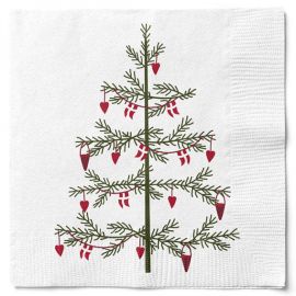 Det Gamle Apotek - Vánoční papírové ubrousky - stromek