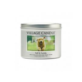 Village Candle Vonná svíčka v plechu Štěňátko - Kadidlo, Šalvěj & Levandule