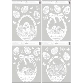 Okenní fólie - velikonoční košík