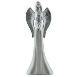 Anděl stříbrný 26 cm