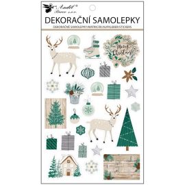 Samolepka POP UP jeleni 14,5 x 25 cm