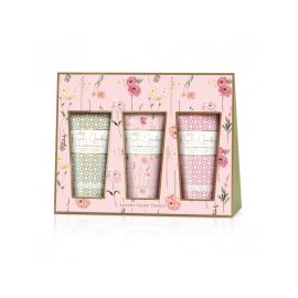 Baylis & Harding Sada krémů na ruce - Růže, Vlčí mák & Vanilka, 3x50ml