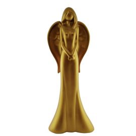 Velký designový anděl, zlatý - 58 cm