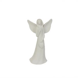 Keramický anděl - bílý, 7,7 x 5,2 cm