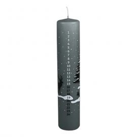 Adventní svíčka - kalendář, 25 cm