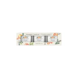 YANKEE CANDLE SADA VOTIVNÍCH SVÍČEK PLNĚNÝCH VE SKLE- Bílý smrk a grapefruit
