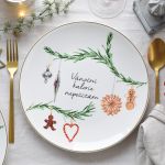 Porcelánový talíř - Vánoční kalorie nepočítám (kolekce Kouzlo Vánoc)