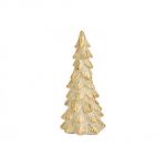 Zlatý vánoční stromeček - 8x20x8cm