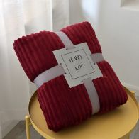 Hebká deka, červená - 180x200