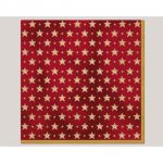 Papírové vánoční ubrousky - 30 ks, hvězdy