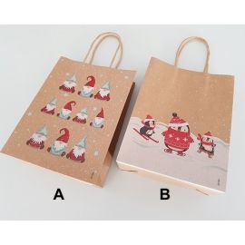 Kraftová vánoční taška - 2 druhy