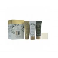 Scottish Fine Soaps Sada péče o tělo - Zázvor, Hřebíček & Jmelí, 4ks