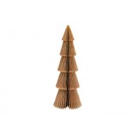 Papírový stromeček s glitry - 10x30x10cm