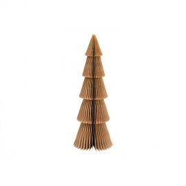 Papírový stromeček s glitry - 10x30x10cm