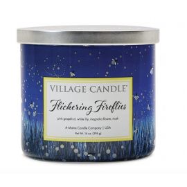 Village Candle Vonná svíčka Flickering Fireflies - Růžový grep & Magnólie, malá