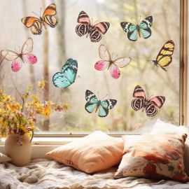 Samolepka na okno - Jarní motýli