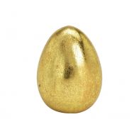 Keramické vejce - zlaté, 6x8x6cm