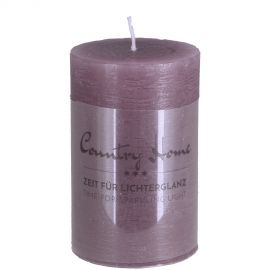 Elegantní fialová svíčka - 10 cm