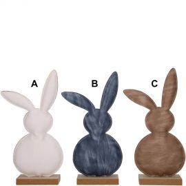 Kožený králíček - 10x28 cm, 3 barvy