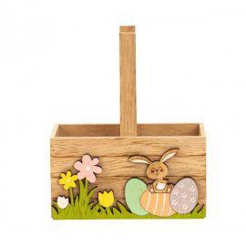 Velikonoční košíček - dřevěný - 18cm