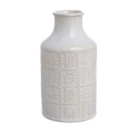 Keramická váza 17 cm - bílá