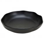 Polívkový talíř - černá, 17x3x17cm