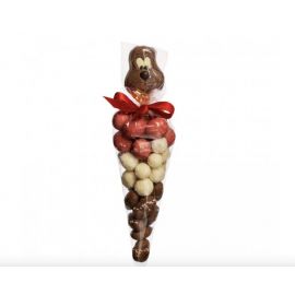 Sladký návrat - kornout s obalovanými plody v čokoládě 150 g