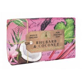 English Soap Company Tuhé mýdlo - Rebarbora & Kokos, 190g